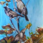 Pájaros en un árbol
